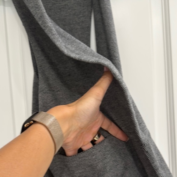 Costa Blanca Gray Asymmetrical Cardigan Sweater - Picture 3 of 4